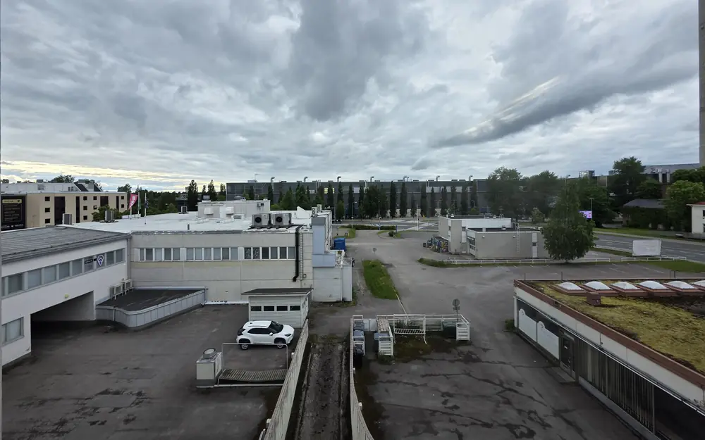 Näkymä Tertunkulman yläkerroksesta yli kaupungin